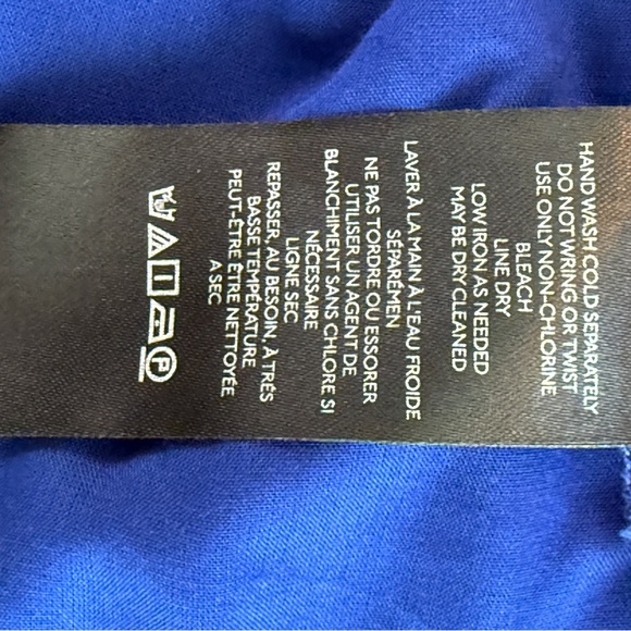 Anthropologie | Royal Blue High-Low Ruffle Dress - Picture 10 of 10